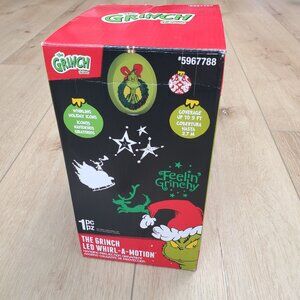 The Grinch LED Whirl-A-Motion Hanging Projection Ornament Holiday Decor Classics